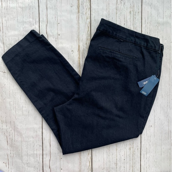 Old Navy Women’s The Diva Denim Daisy Pa Dark Rinse Plus Size Jeans Size 20 Reg - Picture 3 of 7